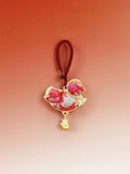Song Brocade "Ma Shang You Qian" Charm – Horse & Coin, Wealth Is on Its Way